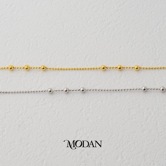 Satellite Bead Cable 45cm DIY Rantai Kalung Hypoallergenic Gold Filled
