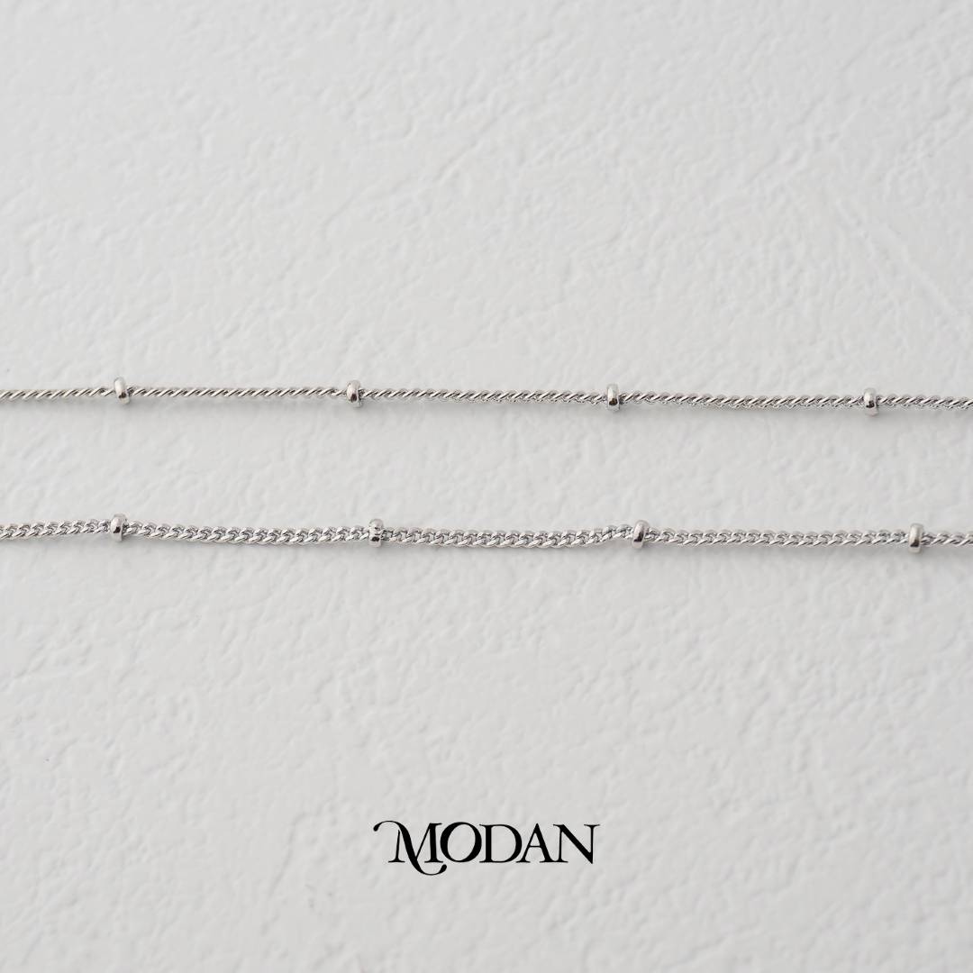 Satellite Bead Curb DIY Rantai Kalung Hypoallergenic Gold Filled