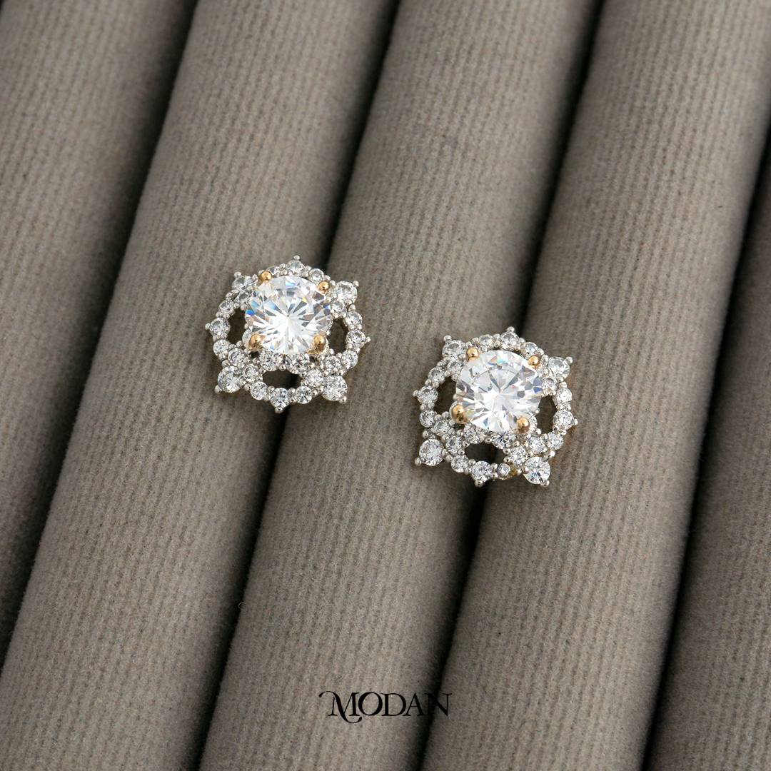 Celestial Star Stud Earrings Anting Tusuk Bintang Hypoallergenic Gold Plated