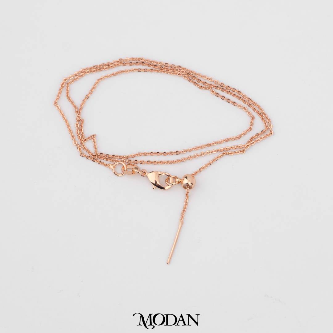17cm Dainty Adjustable Chain Bracelet DIY Gelang Adjustable Hypoallergenic Gold Filled
