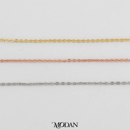 Dainty Adjustable Chain Necklace DIY Kalung Adjustable Hypoallergenic Gold Filled