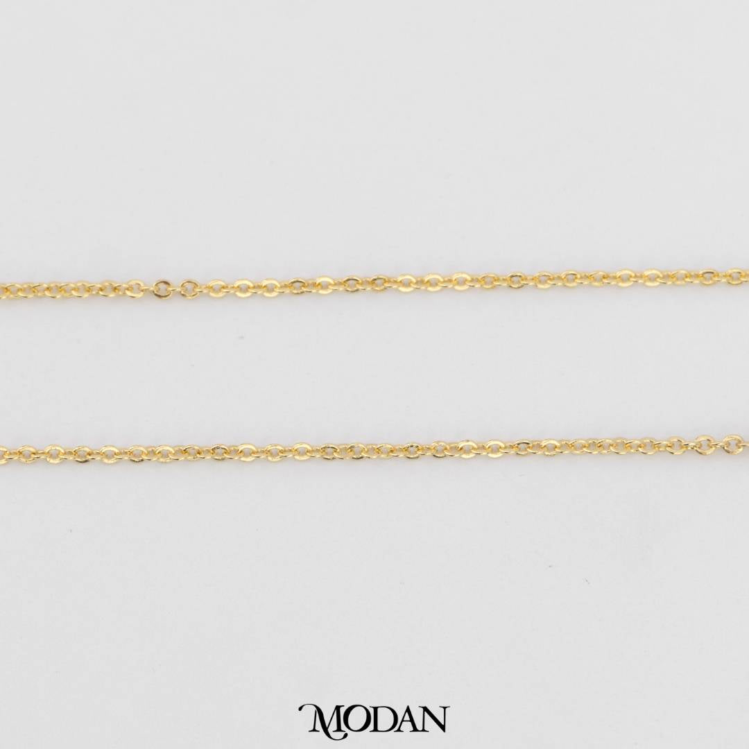 Dainty Adjustable Chain Necklace DIY Kalung Adjustable Hypoallergenic Gold Filled