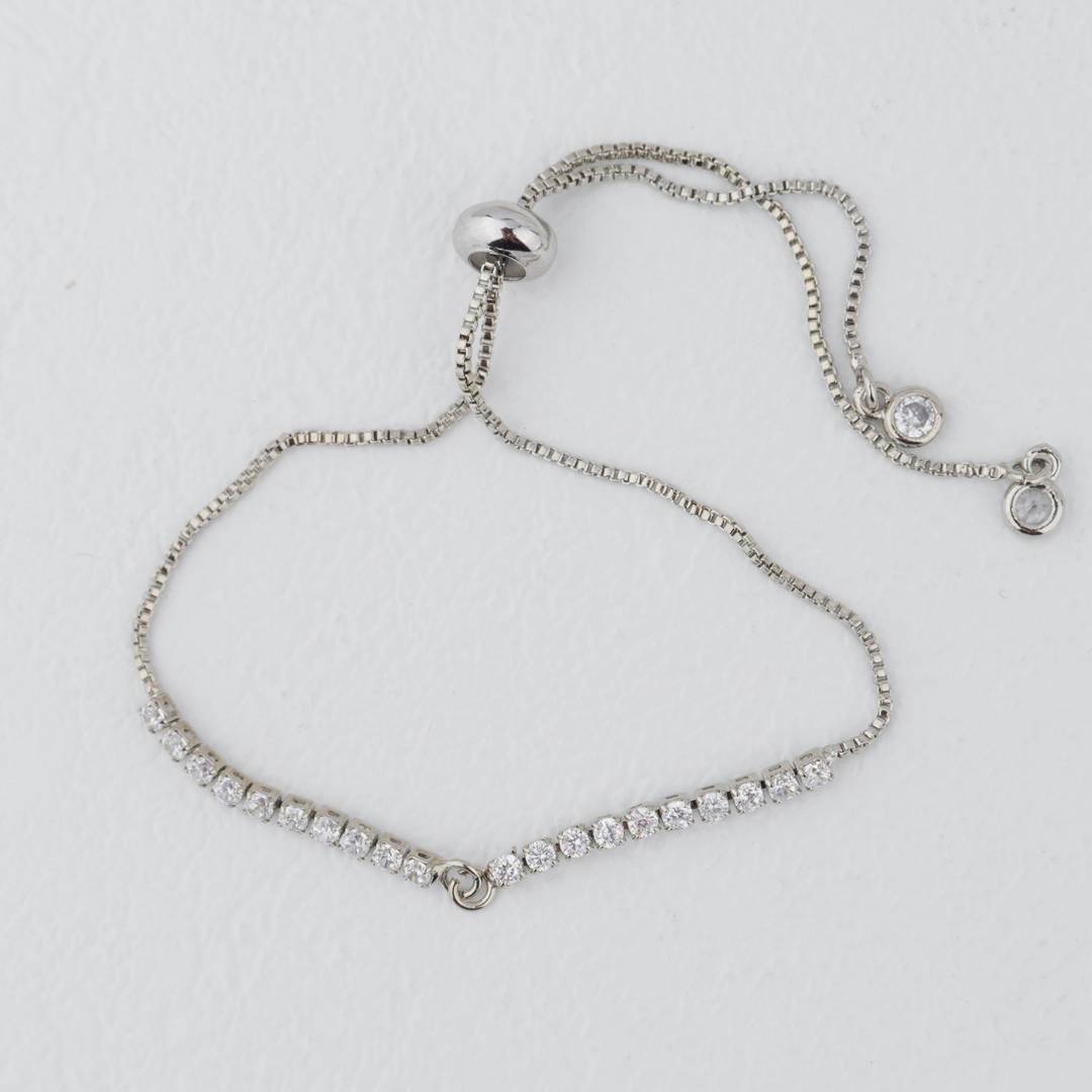 Unfinished Tennis Adjustable Bracelet DIY Gelang Adjustable Hypoallergenic Gold Filled