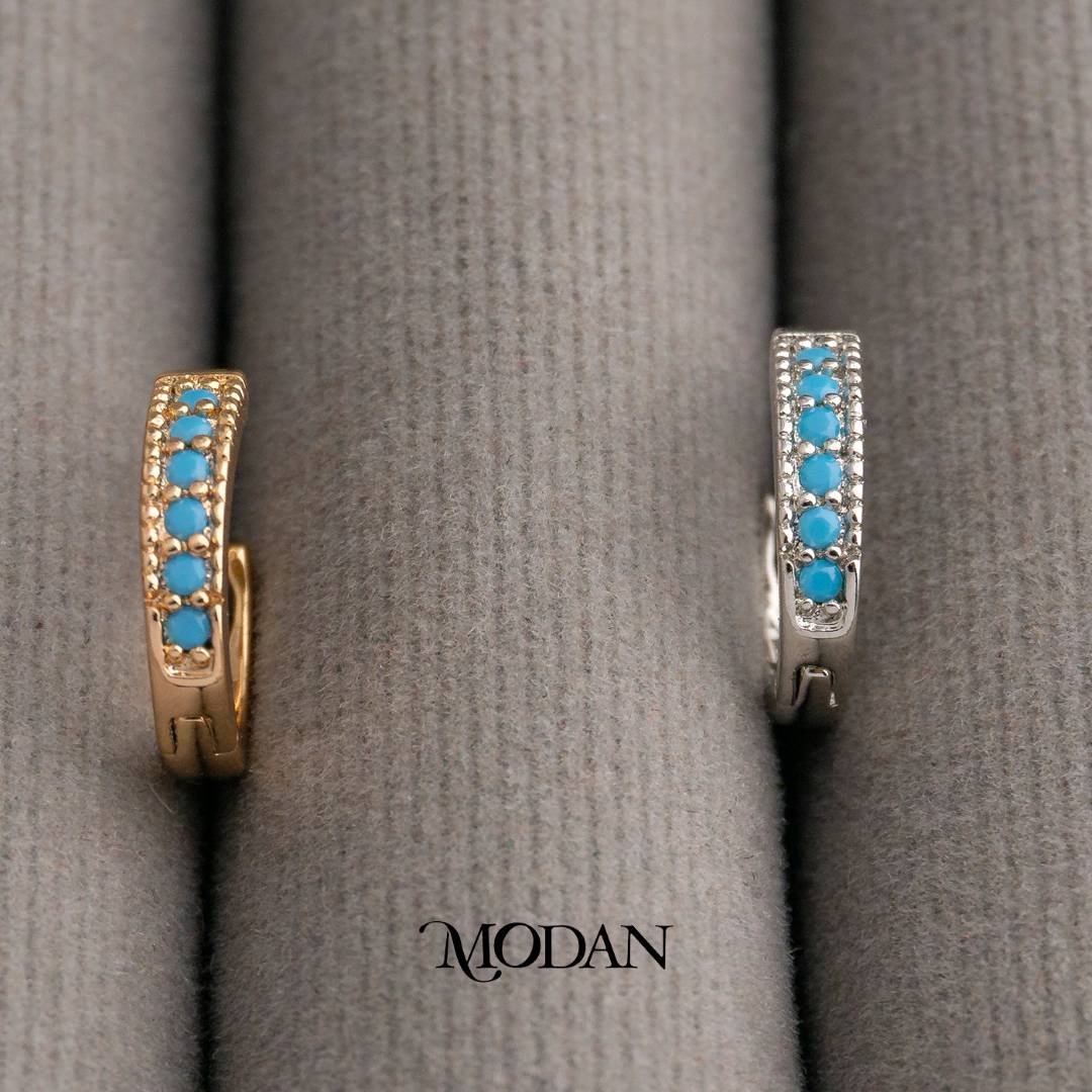 10mm Colorful Mini Hoops Huggies Hoop Earrings Anting Simple Warna Warni Hypoallergenic Gold Filled