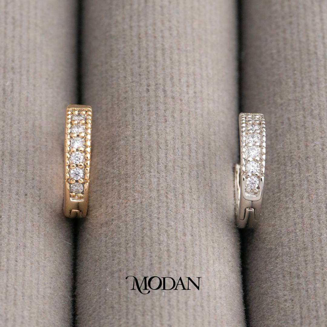 10mm Colorful Mini Hoops Huggies Hoop Earrings Anting Simple Warna Warni Hypoallergenic Gold Filled