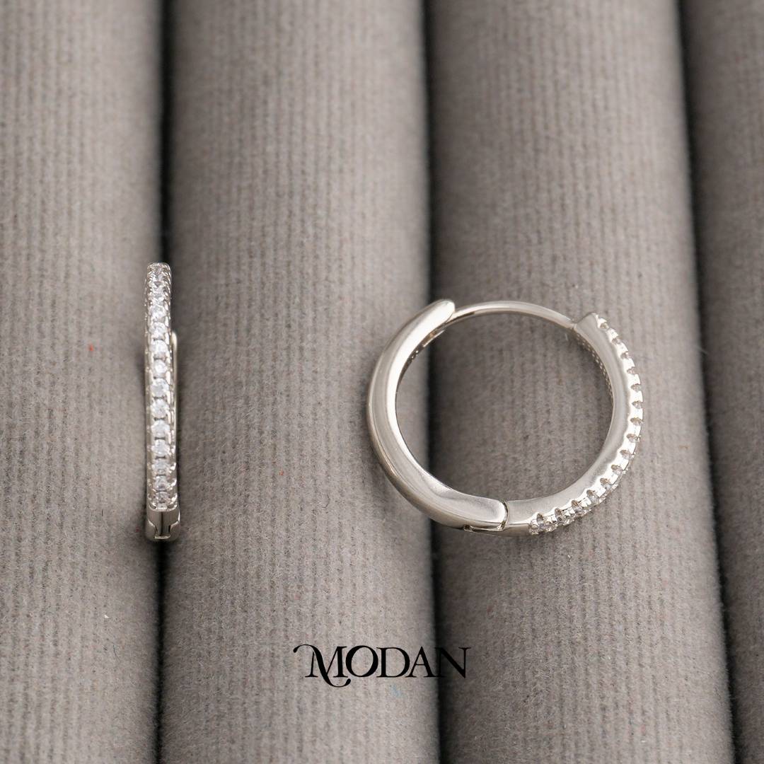 16mm Colorful Mini Hoops Huggies Hoop Earrings Anting Simple Warna Warni Hypoallergenic Gold Filled