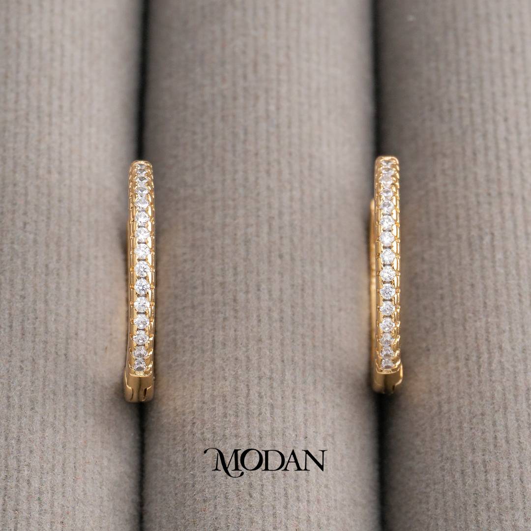 16mm Colorful Mini Hoops Huggies Hoop Earrings Anting Simple Warna Warni Hypoallergenic Gold Filled
