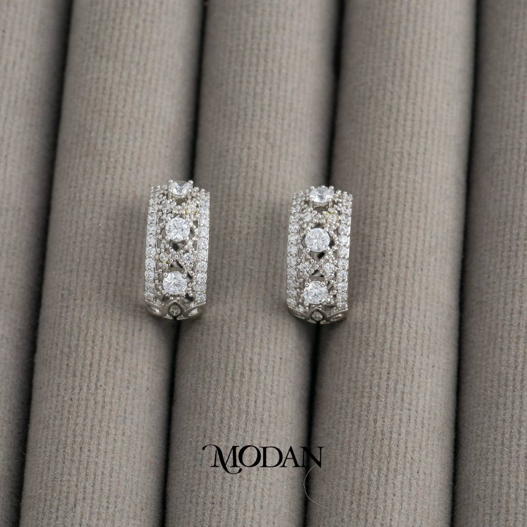 Vintage Classic Hoop Earrings Anting Bulat Klasik Hypoallergenic Gold Plated