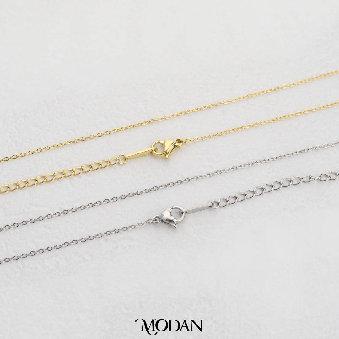 Dainty Rolo Cable Chain DIY Chain Rantai Kalung Simple Hypoallergenic Stainless Steel