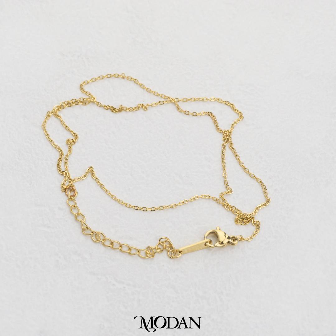 Dainty Rolo Cable Chain DIY Chain Rantai Kalung Simple Hypoallergenic Stainless Steel