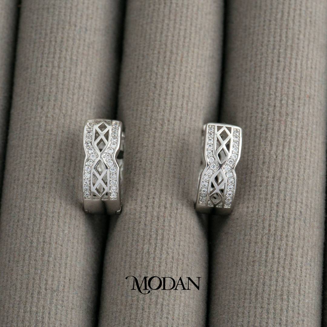 (12mm) Vintage Open Filigree Hoop Earrings Anting Bulat Klasik Hypoallergenic Gold Plated