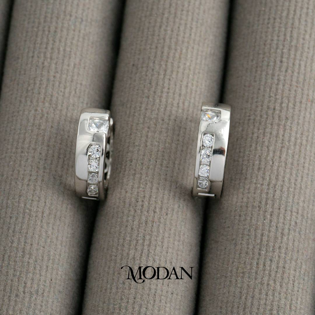 (11mm) Simple Elegant Mini Hoops Earrings Anting Bulat Hypoallergenic Gold Plated