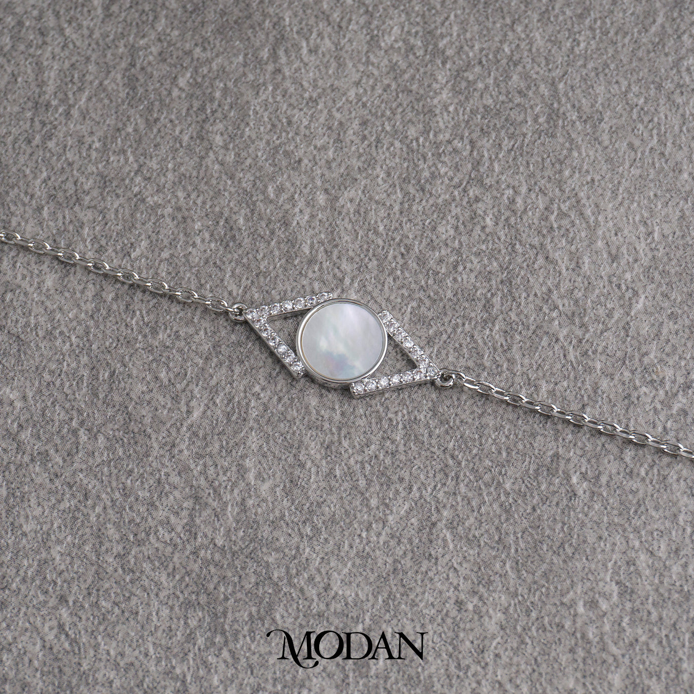(15cm) Dainty Pearl Circle Bracelet Gelang Rantai Mutiara Hypoallergenic Gold Filled