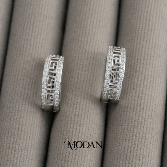 (15mm) Vintage Open Filigree Hoop Earrings Anting Bulat Klasik Hypoallergenic Gold Plated