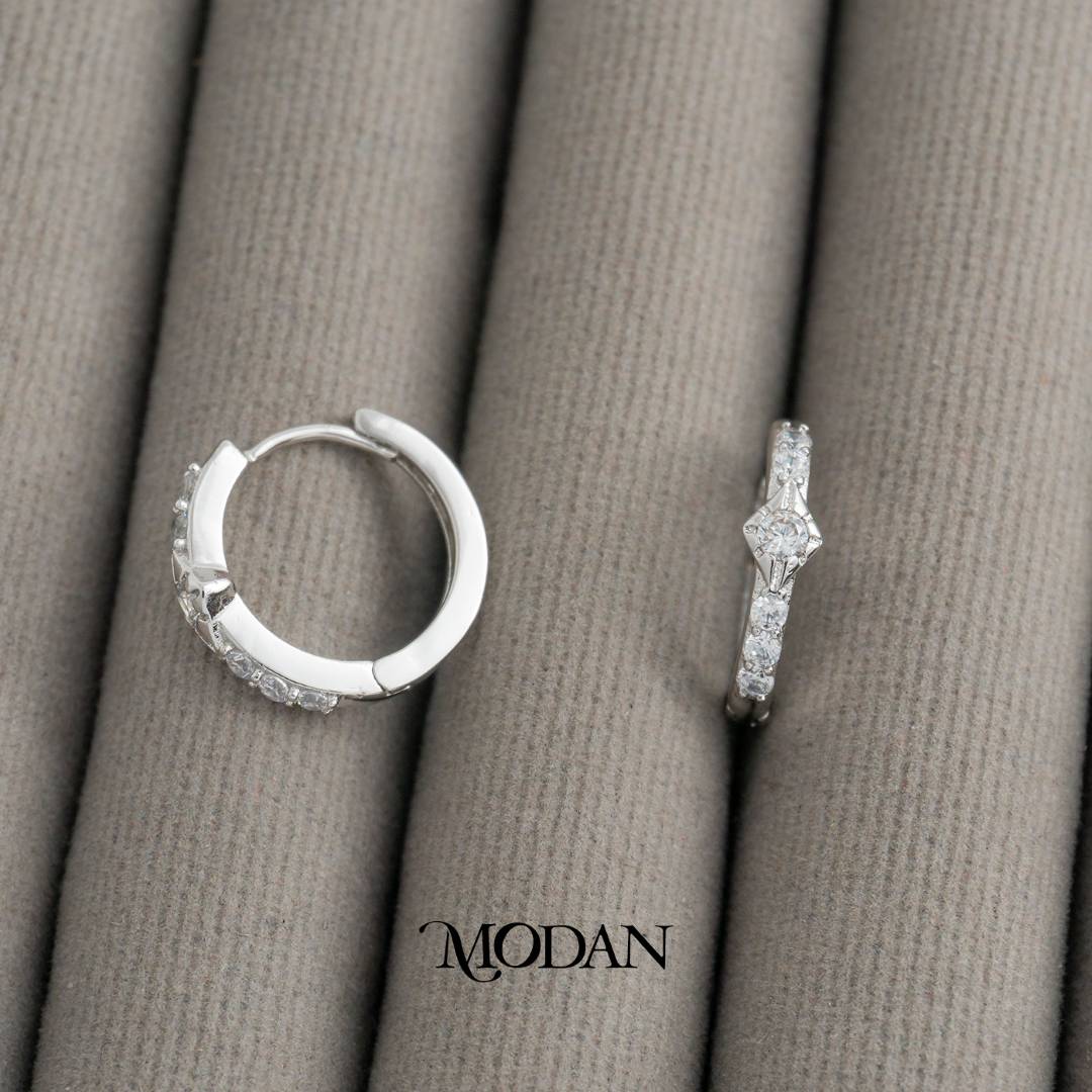 (13mm) Simple Elegant Mini Hoops Earrings Anting Bulat Hypoallergenic Gold Plated