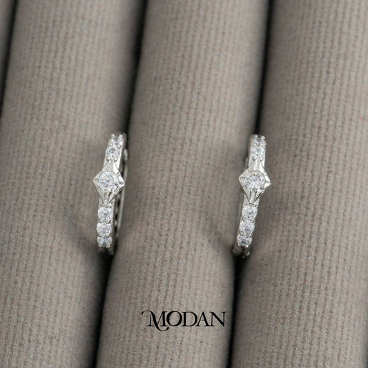 (13mm) Simple Elegant Mini Hoops Earrings Anting Bulat Hypoallergenic Gold Plated