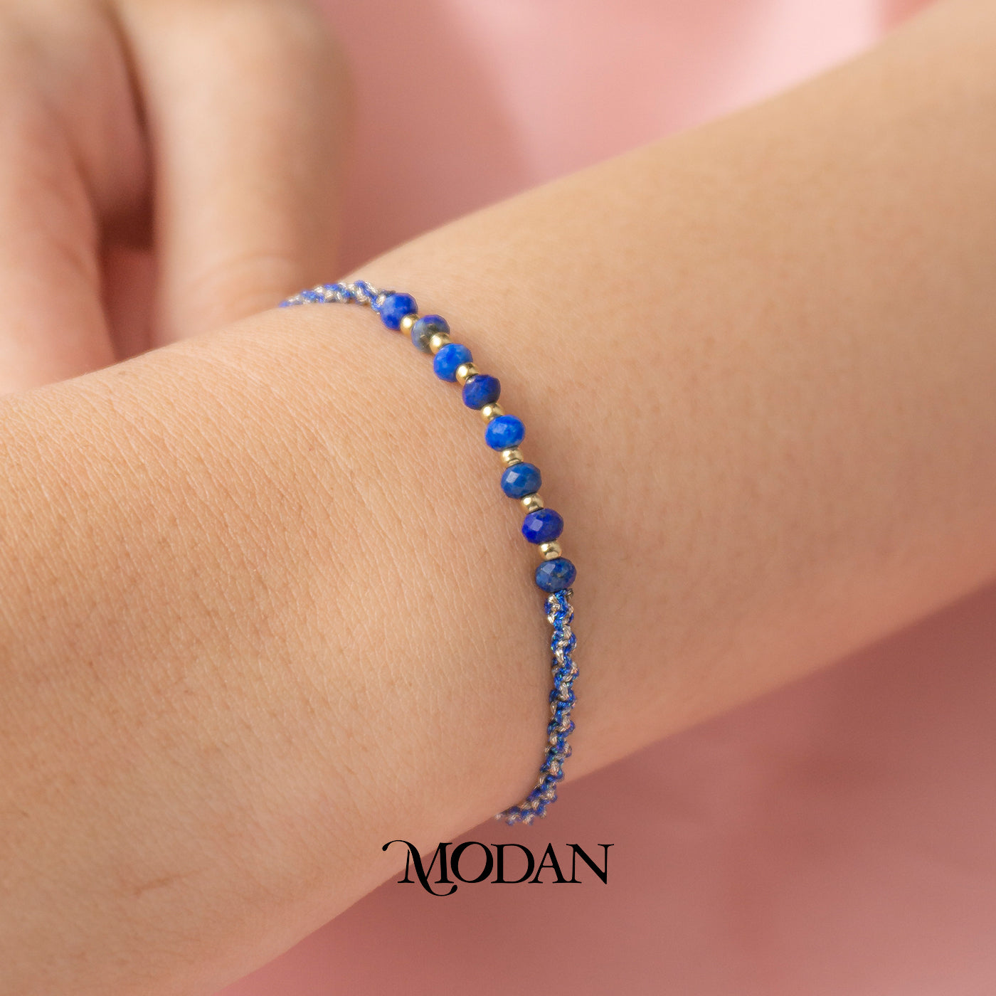 Summer Colorful Beads Beach Style Adjustable Bracelet Gelang Tali Serut Warna Warni Hypoallergenic Gold Plated
