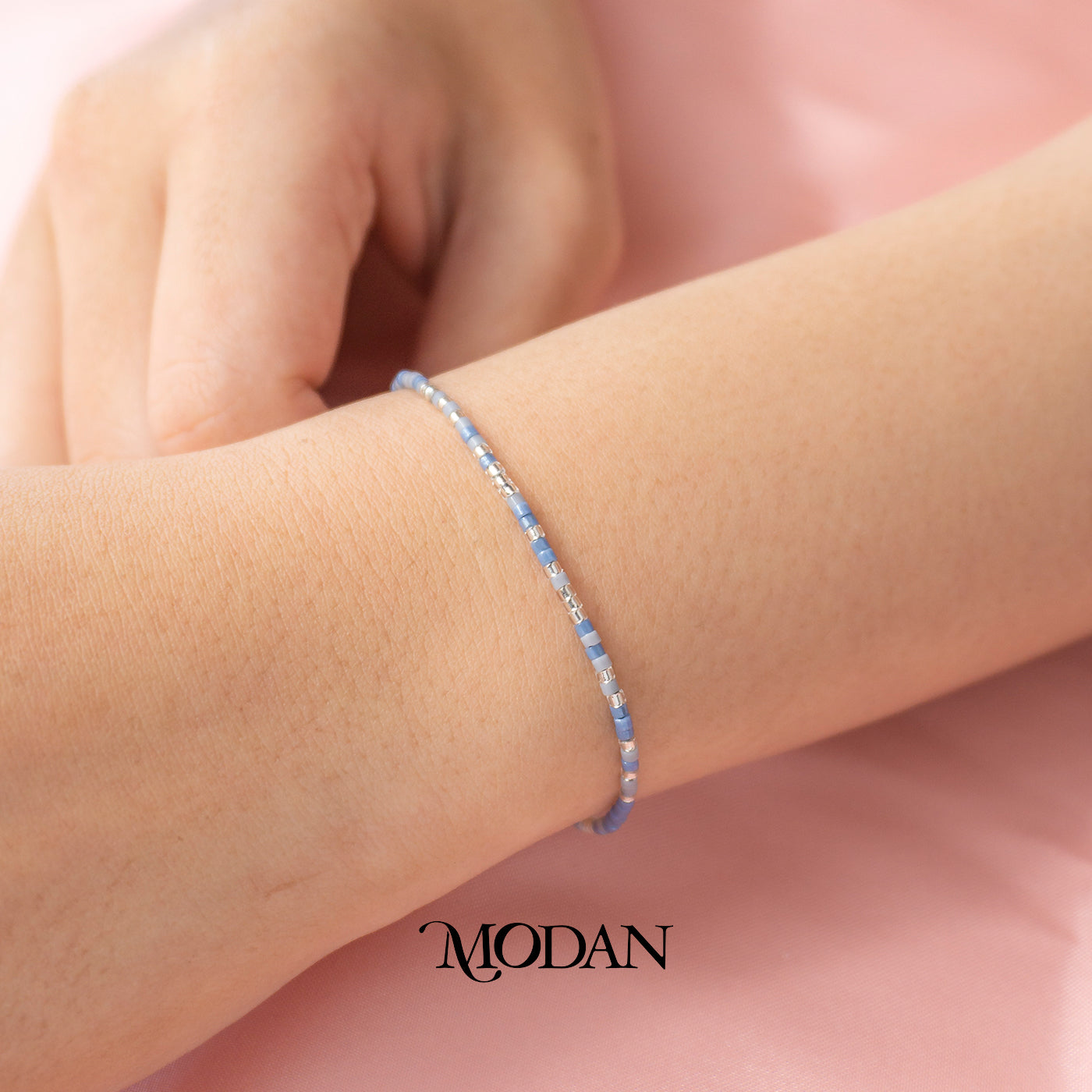 Summer Colorful Rice Beads Adjustable Bracelet Gelang Tali Serut Warna Warni Pantai Hypoallergenic Gold Plated