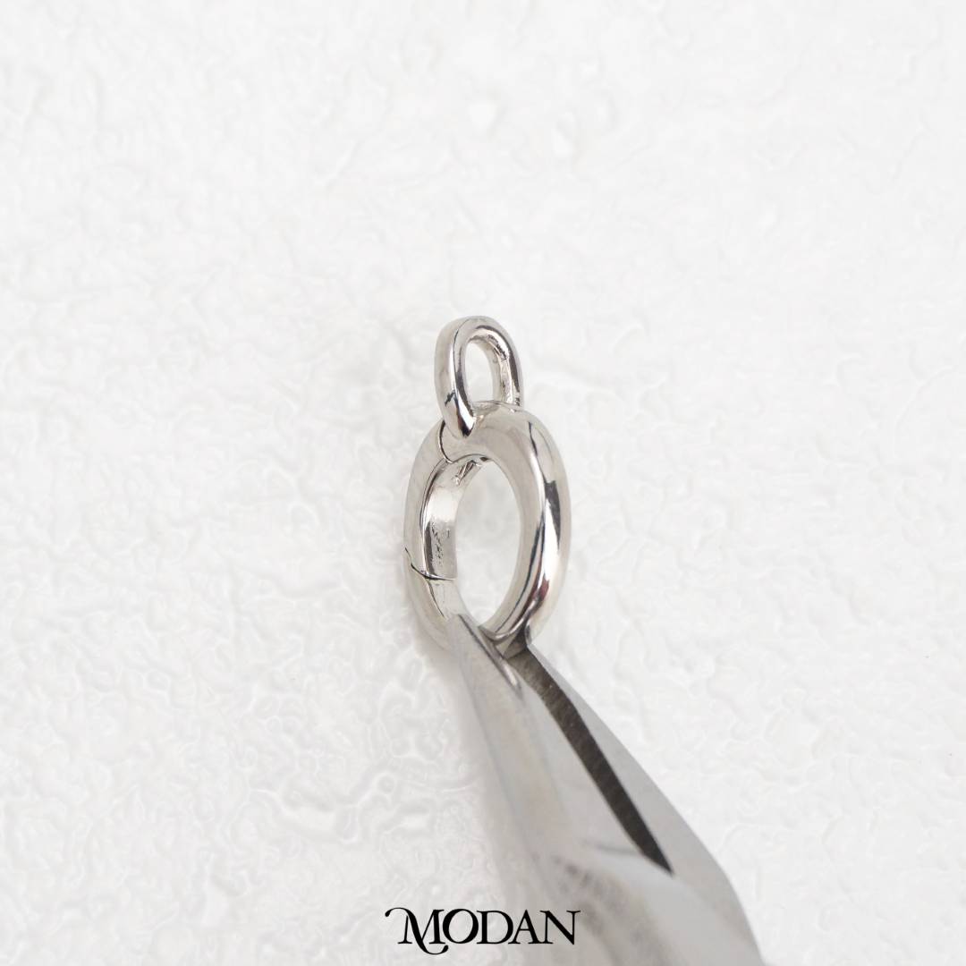 Oval Push Triggerless Clasps DIY Necklace Closure Pengait Oval Aksesoris Hypoallergenic Gold Filled