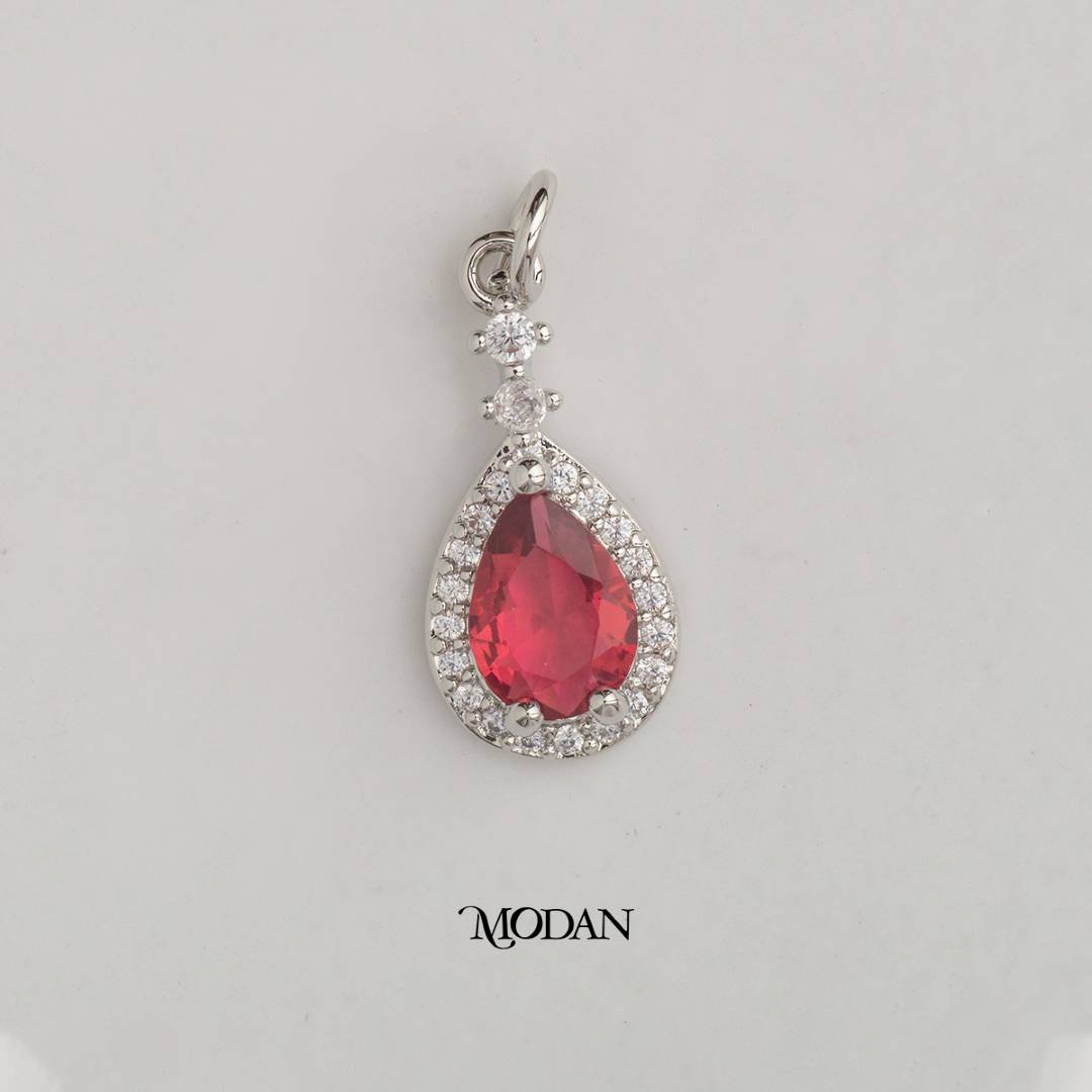Colorful Mini Teardrop DIY Charm Liontin Tetes Air Pesta Hypoallergenic Gold Filled