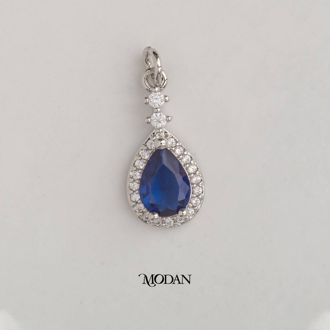 Colorful Mini Teardrop DIY Charm Liontin Tetes Air Pesta Hypoallergenic Gold Filled