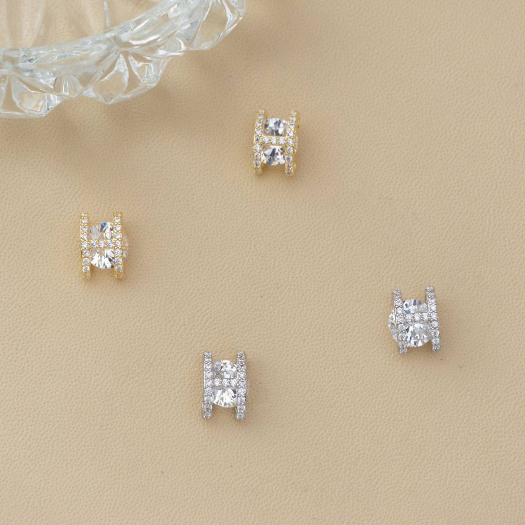 Sparkling Mini Party Earcuff Anting Earcuff Pesta Hypoallergenic Gold Plated