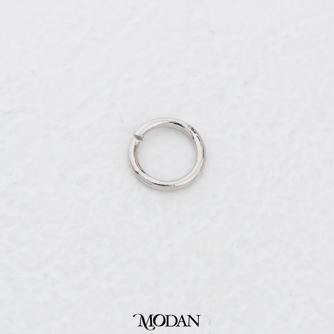 (10 pcs) (8mm) Jump Ring O DIY Pengait Aksesoris Kalung/Gelang Bentuk Bulat Hypoallergenic Gold Filled