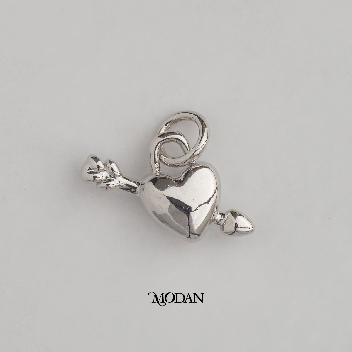 Mini Cupid Love Heart DIY Charm Liontin Hati Hypoallergenic Gold Plated