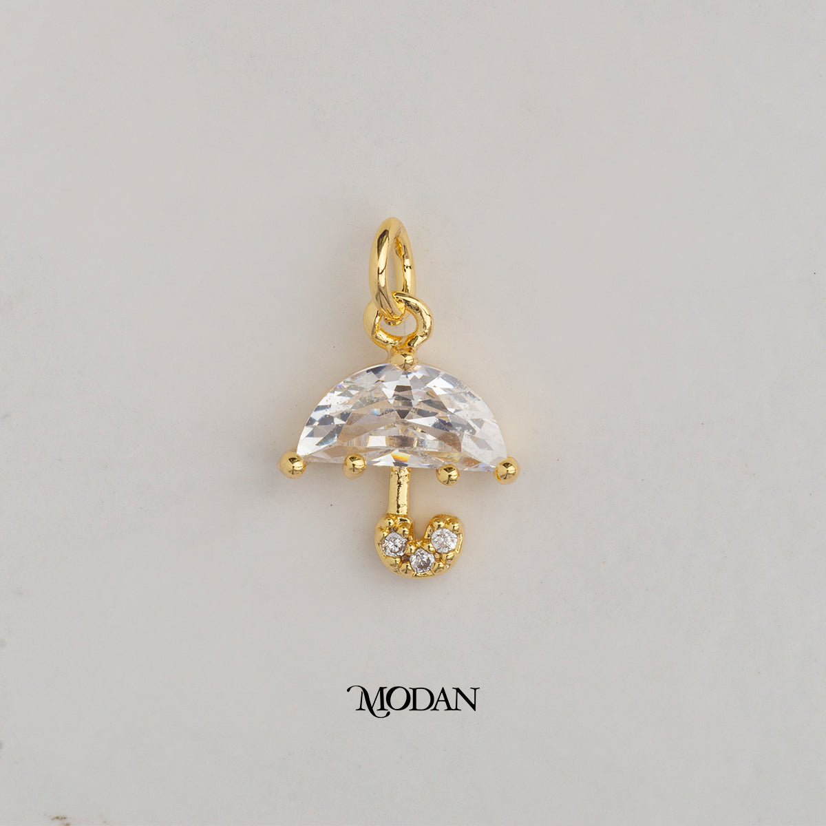Mini Umbrella DIY Charm Liontin Payung Hypoallergenic Gold Plated