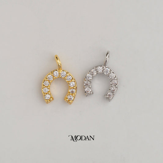 Mini Horseshoe Animal DIY Charm Liontin Tapal Kuda Hypoallergenic Gold Plated