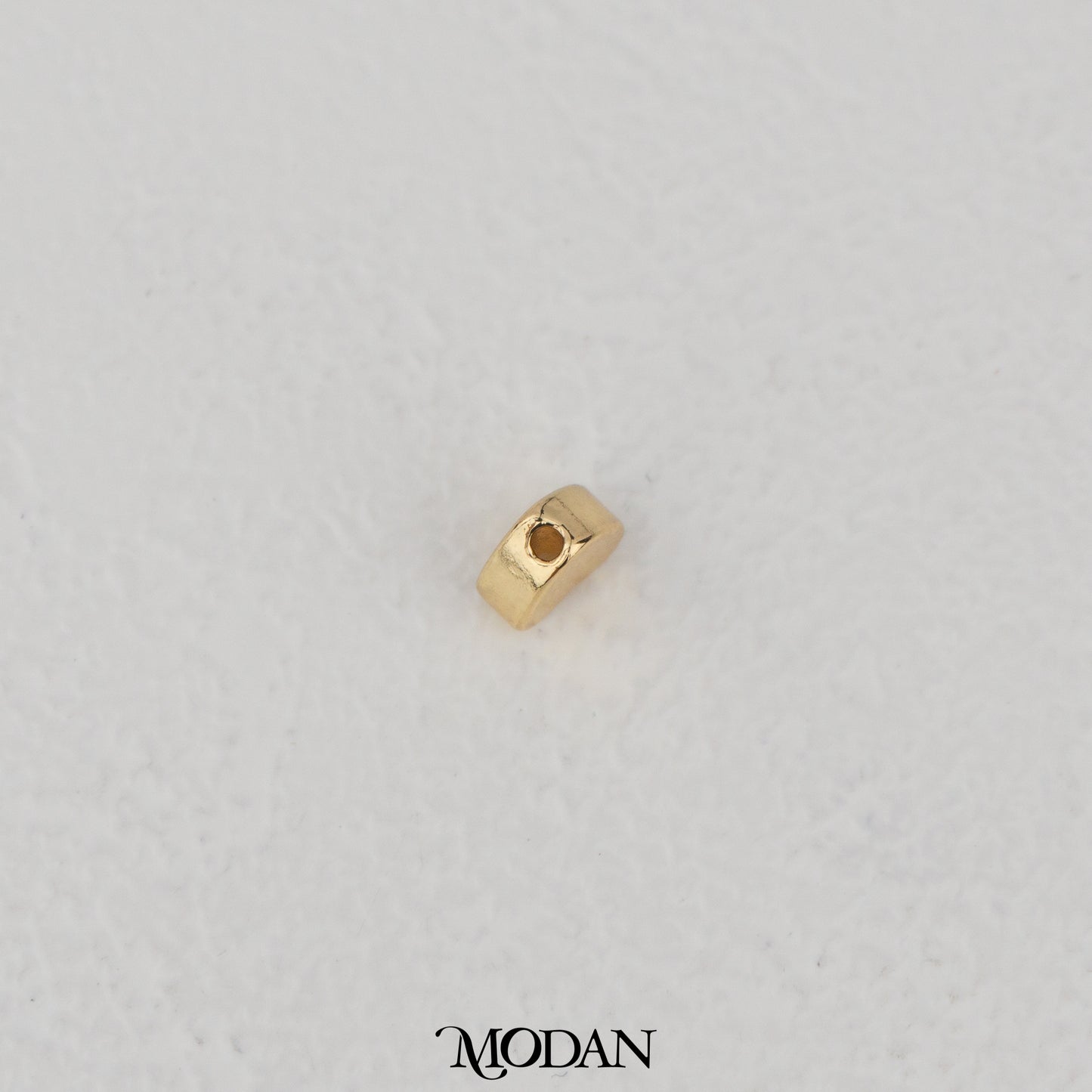 5.5mm Plain Love Heart DIY Beads Manik Liontin Gelang/kalung Berbentuk Hati Hypoallergenic Gold Filled