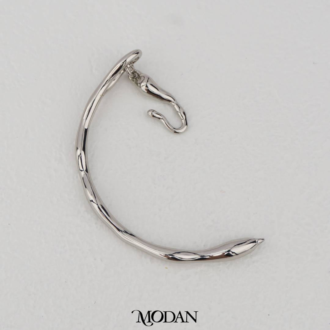 Plain Curved Molten Hook DIY Set Kait Kalung/Gelang Lengkung Polos Hypoallergenic Gold Filled