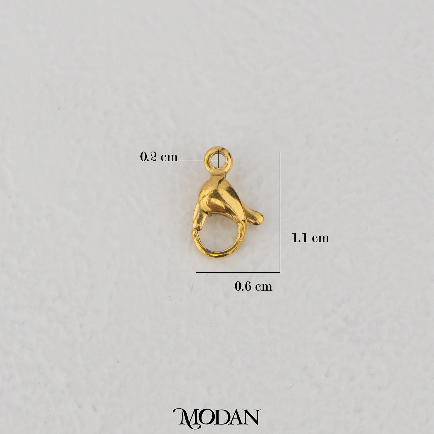 (5pcs) Golden Lobster Clasp DIY Pengait Kokot Udang Kalung/Gelang Hypoallergenic Stainless Steel
