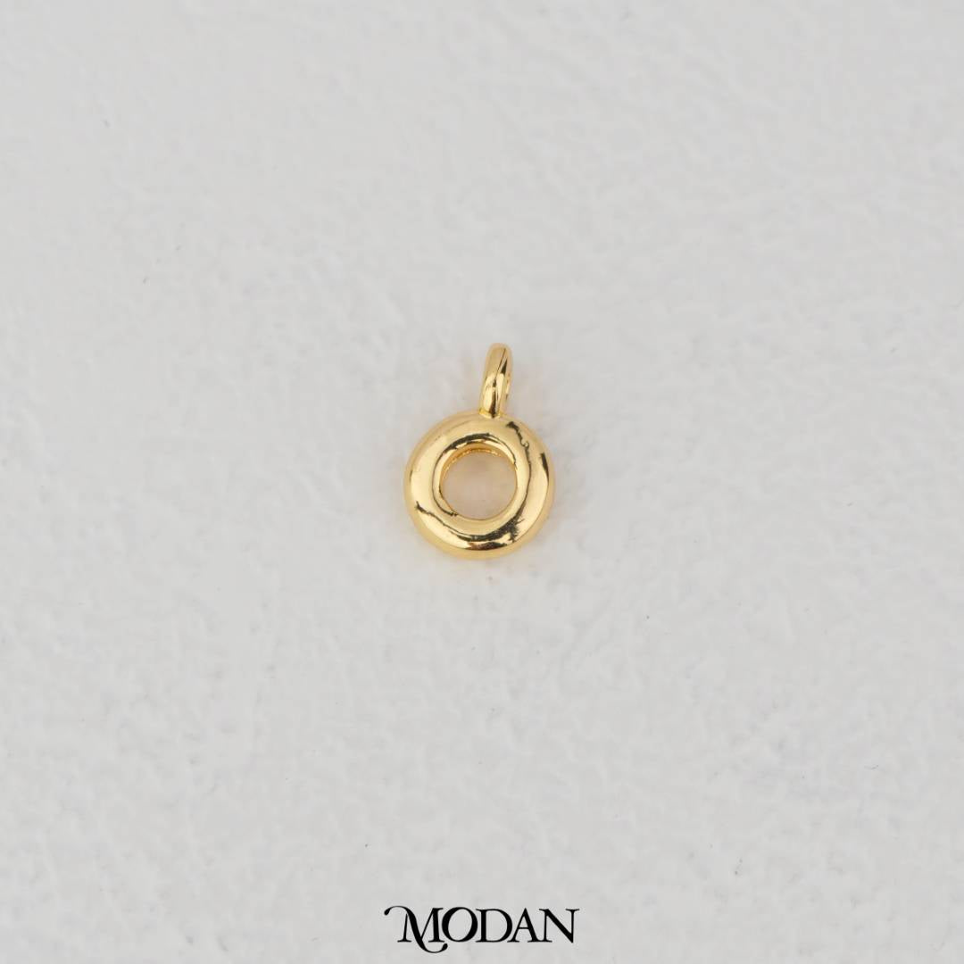 Round Charm Holder Pendant Hook DIY Pengait Liontin Bulat Hypoallergenic Gold Filled