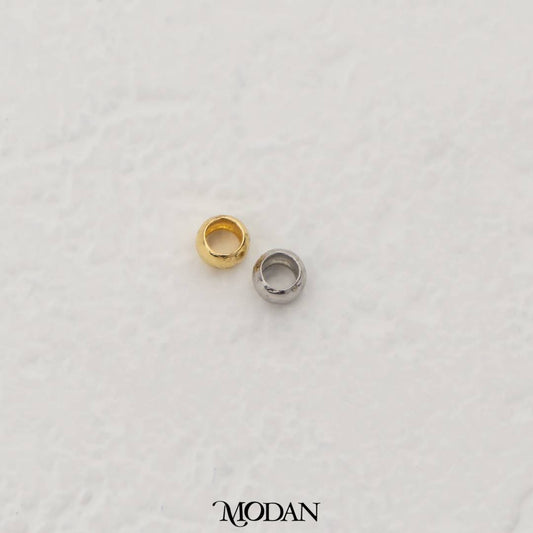 (1 gram) 2.8mm Round Spacer Beads DIY Manik Kalung/Gelang Gold Filled