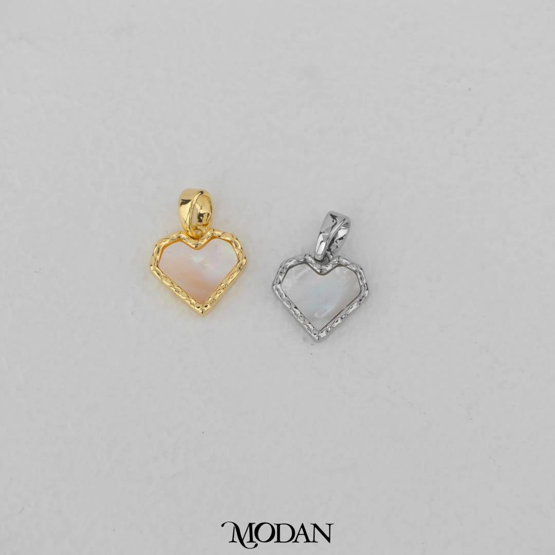 MOP Cute Love Pendant DIY Pendant Liontin Cinta Hypoallergenic Gold Filled