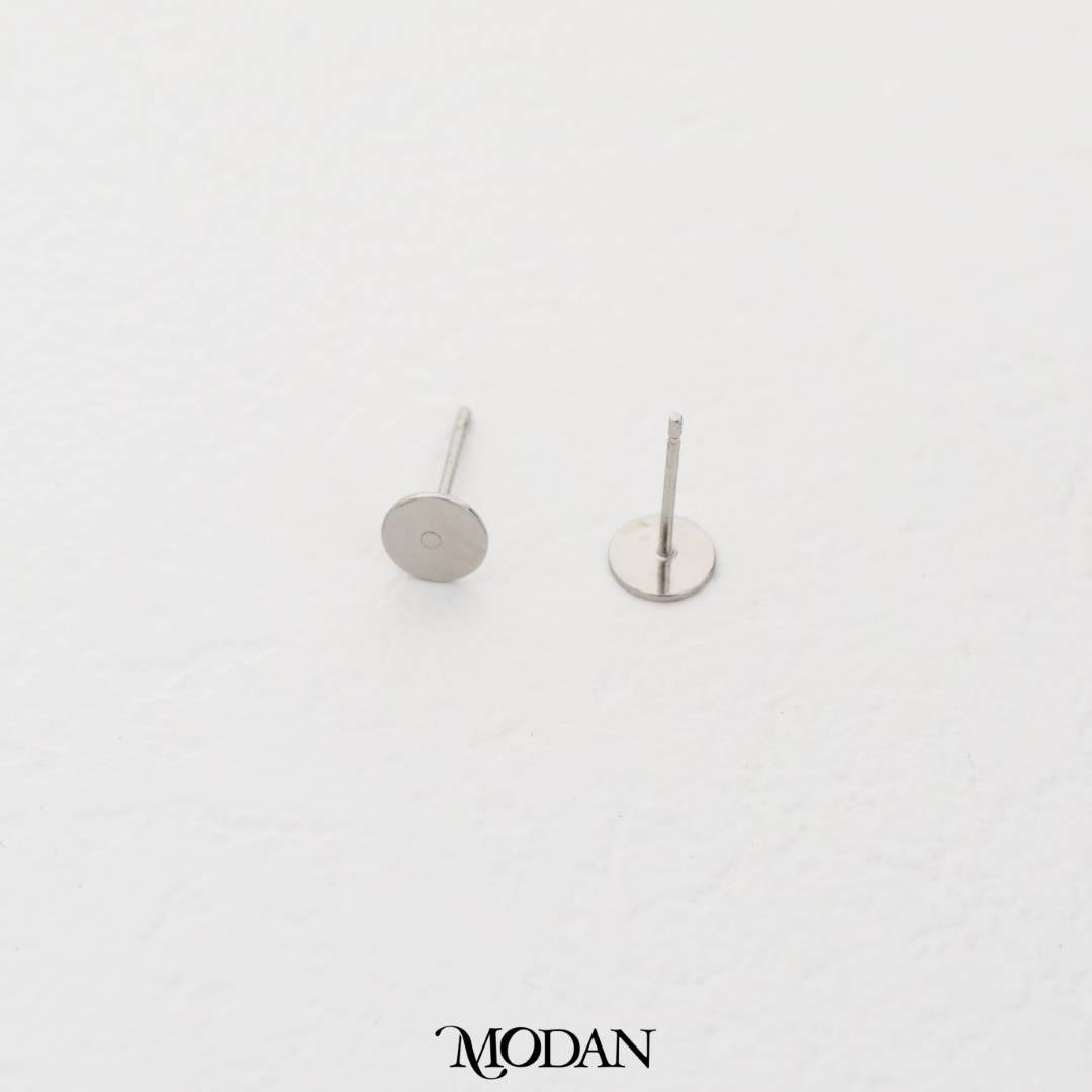 (5 Pasang) Studs Half Earrings DIY Anting Setengah Jadi Paku Anting Tusuk Gold Filled