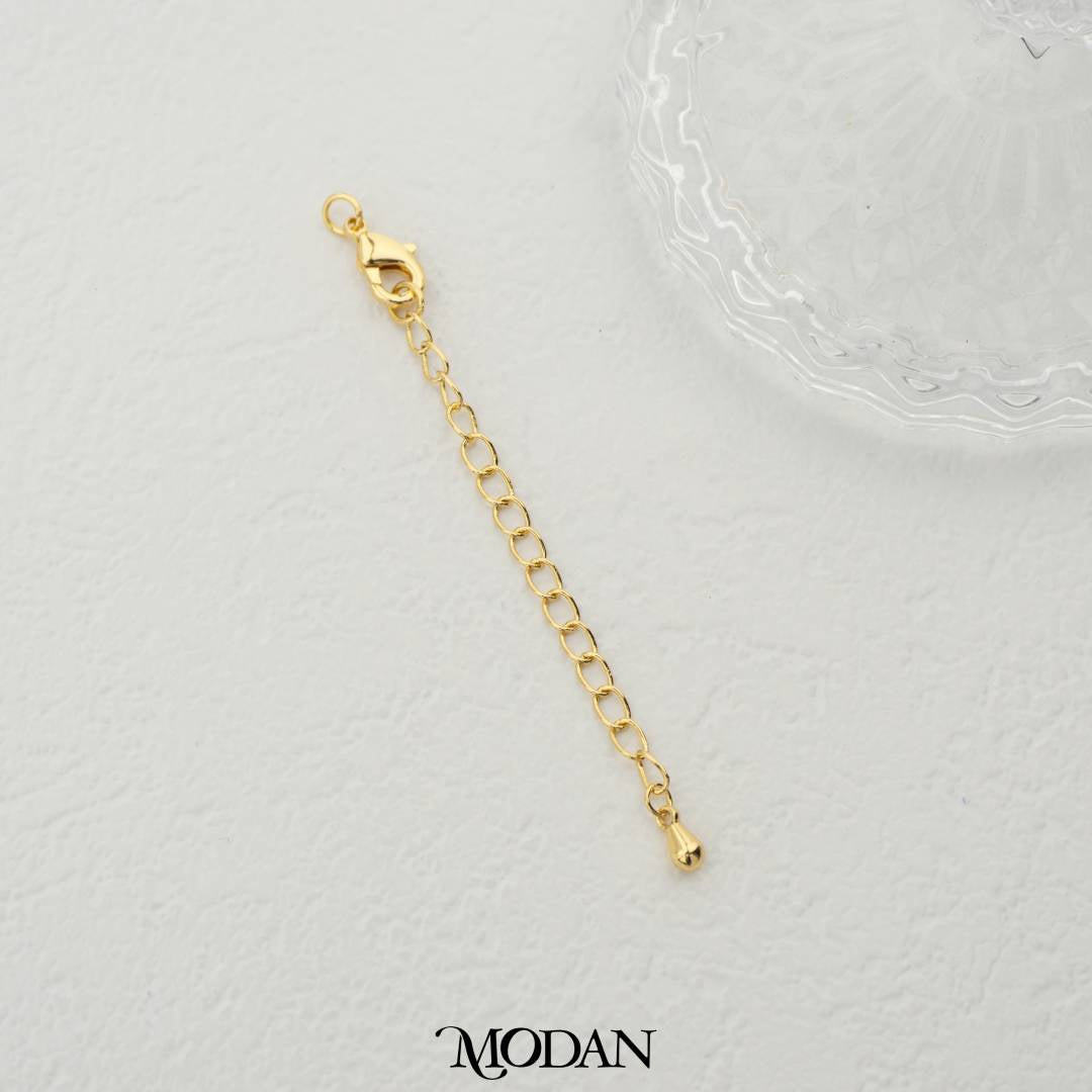 Extender Chain with Lobster Clasp Close Jumpring DIY Rantai Tambahan Kalung/Gelang Jumpring Tidak Bisa Di Buka Hypoallergenic Gold Filled