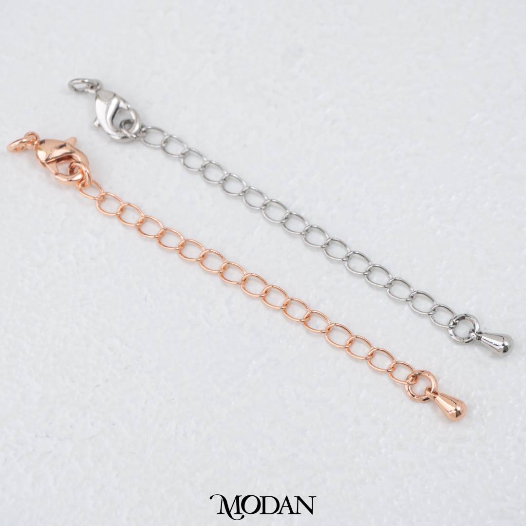 5cm Simple Extender Chain DIY Rantai Tambahan Kalung/Gelang Hypoallergenic Gold Filled