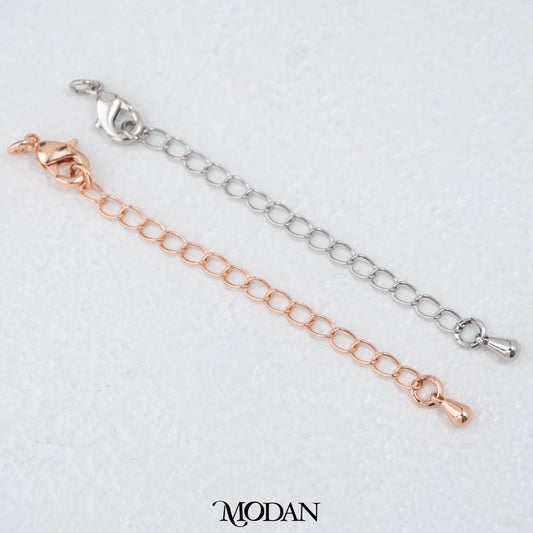 5cm Simple Extender Chain DIY Rantai Tambahan Kalung/Gelang Hypoallergenic Gold Filled