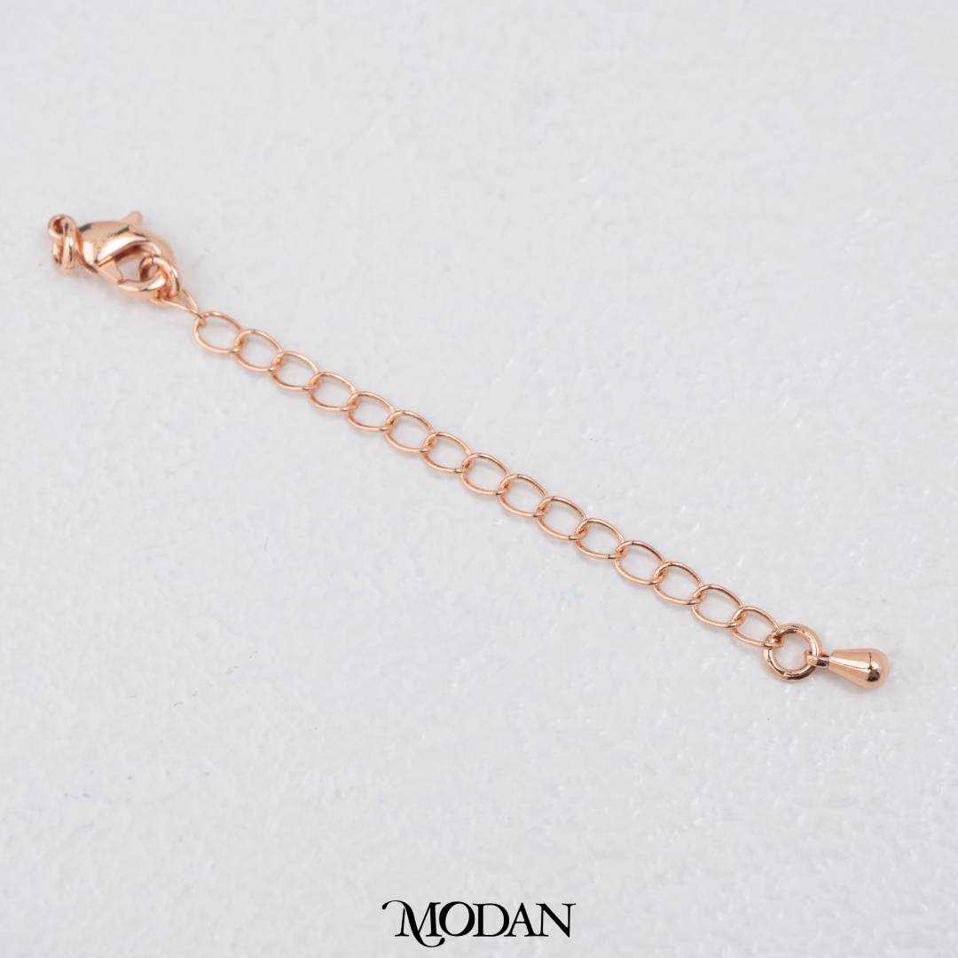 5cm Simple Extender Chain DIY Rantai Tambahan Kalung/Gelang Hypoallergenic Gold Filled
