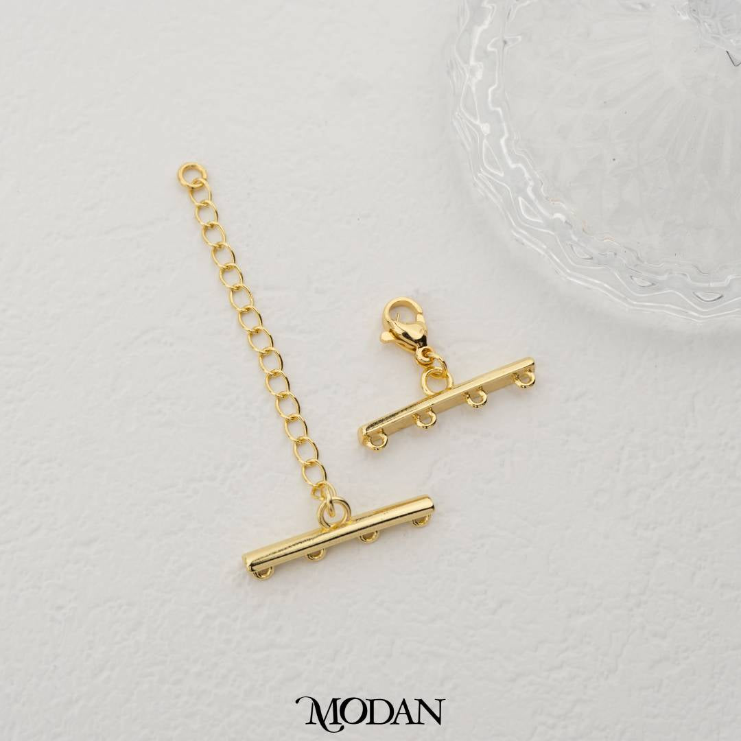 Magnetic Necklace Detangler DIY Kaitan Kalung Magnet Hypoallergenic Gold Filled