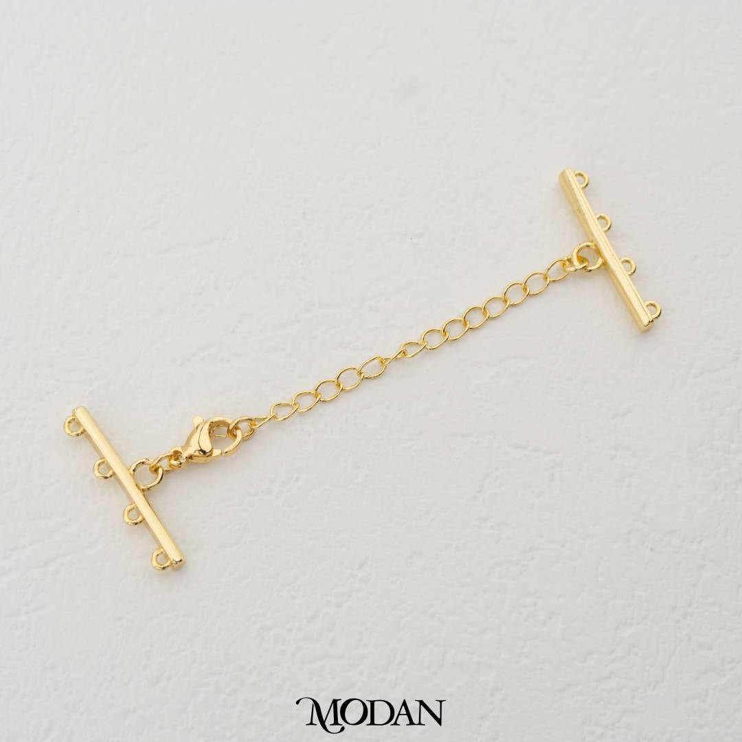 Magnetic Necklace Detangler DIY Kaitan Kalung Magnet Hypoallergenic Gold Filled
