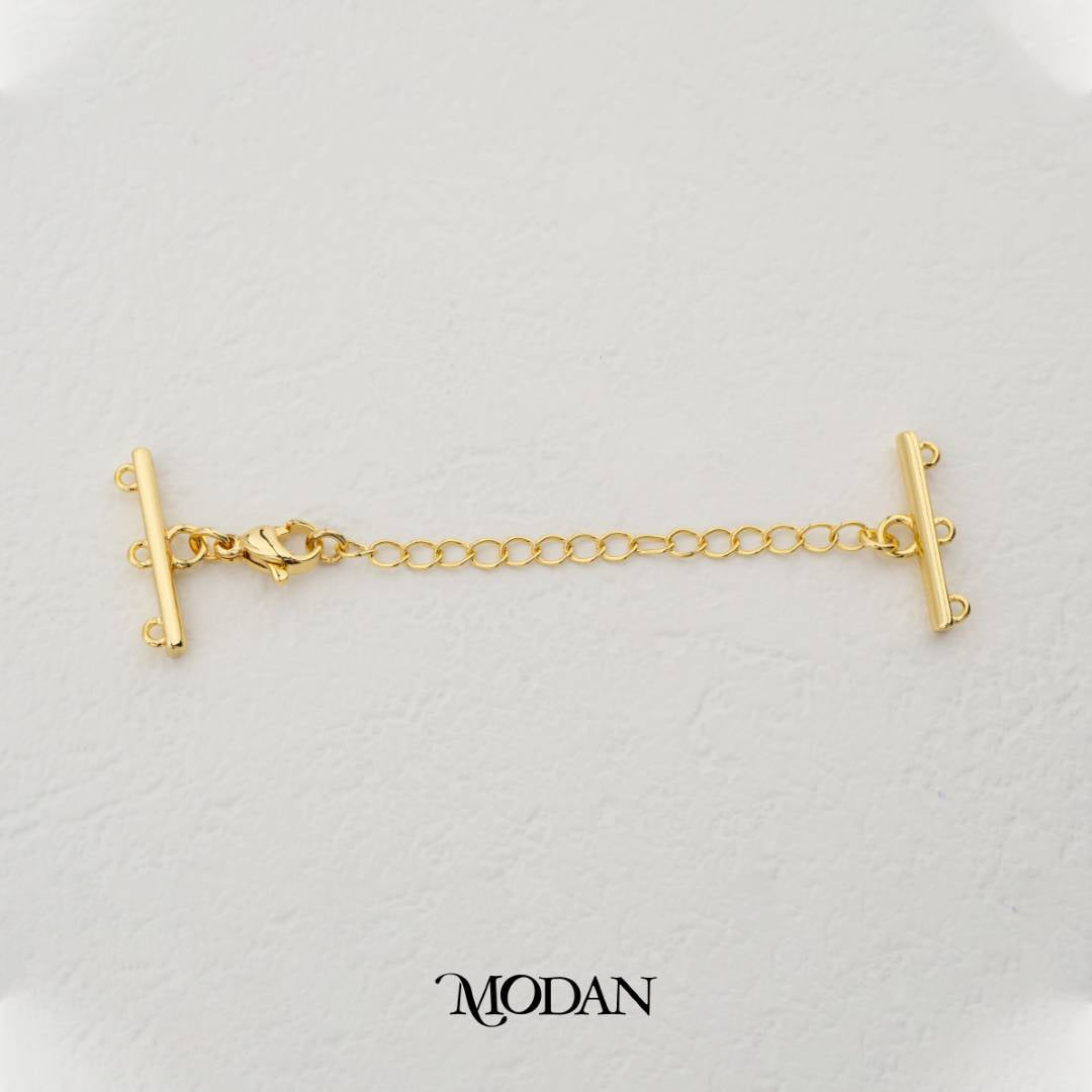 Triple Detangler with Extender DIY Kaitan Pemisah Kalung Hypoallergenic Gold Filled