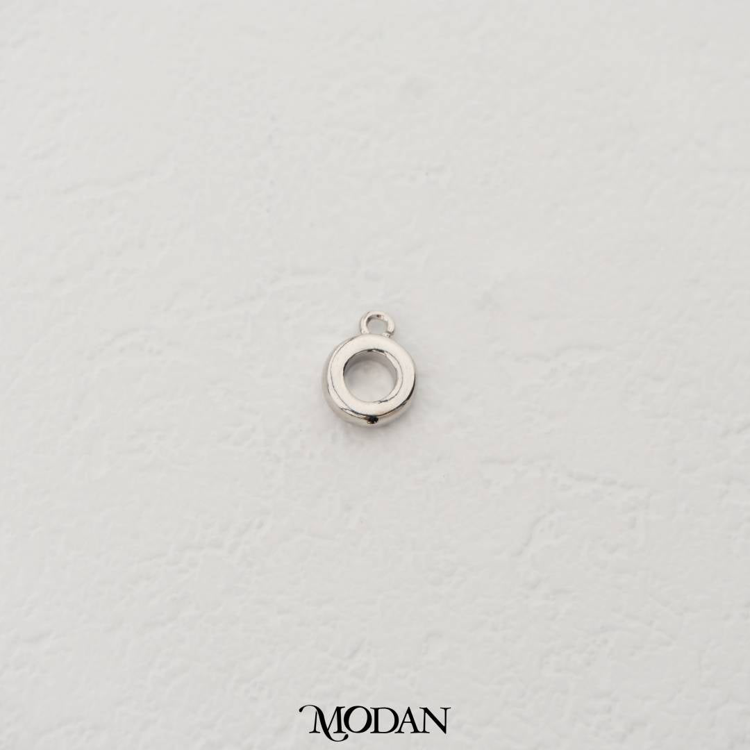 Gold Plain Circle Shaped Setting Charm Supplies DIY Gantungan Untuk Liontin Gelang Hypoallergenic Gold Filled