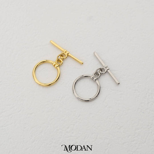 27mm Round Toggle Clasp DIY Pengait Gelang Bulat Hypoallergenic Gold Filled