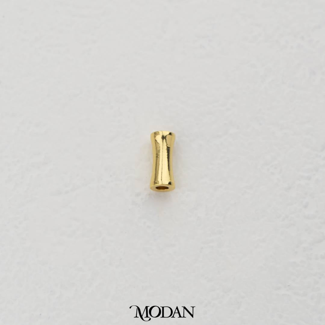 Mini Curved Tube Spacer DIY Pembatas Pipa Tabung Gelang/Kalung Hypoallergenic Gold Filled