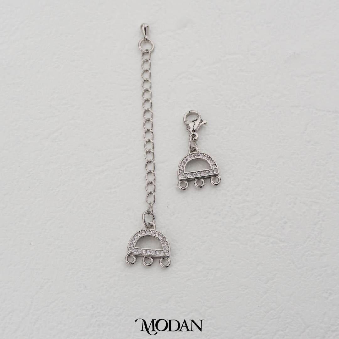 Detangler D Shaped with Extender DIY Kaitan Kalung Bentuk Huruf D Hypoallergenic Gold Filled
