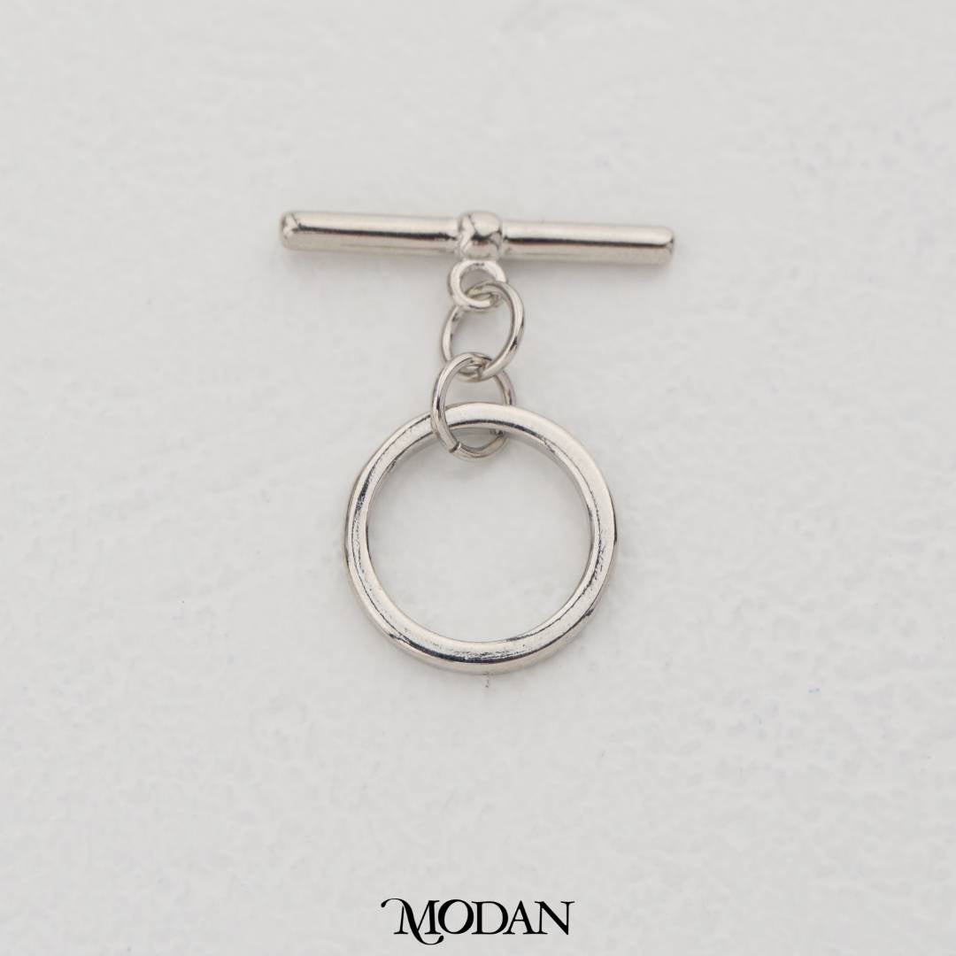 25mm Round Toggle Clasp DIY Pengait Gelang Bulat Hypoallergenic Gold Filled