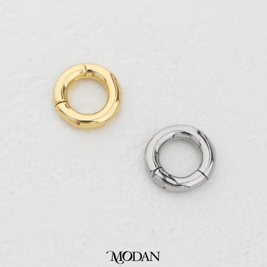 Round Pull Up Clasp in Gold and Silver DIY Pengait Kalung/Gelang Hypoallergenic Gold Filled